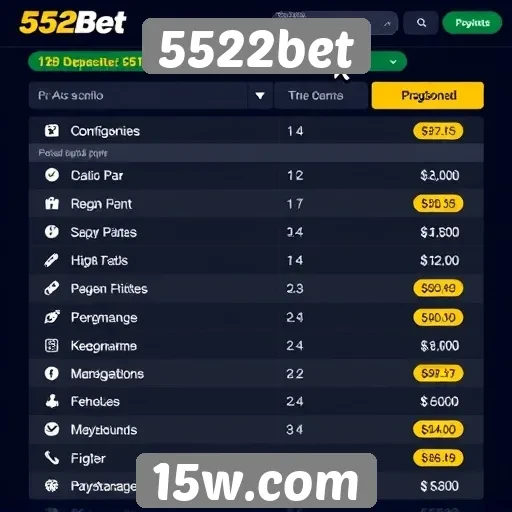 Opções de pagamento disponíveis no 5522bet