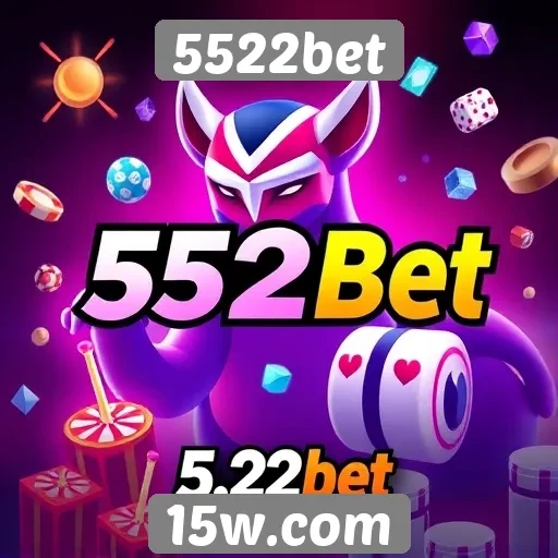 Variedade de jogos disponíveis na 5522bet